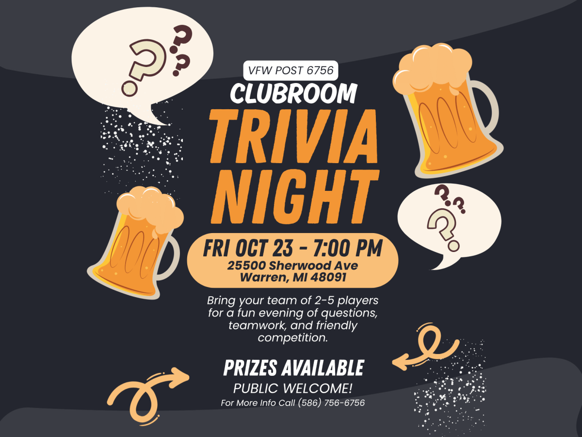 TRIVIA NIGHT IN THE&nbsp;CLUBROOM